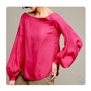 Anthropologie Floreat off the shoulder blouse